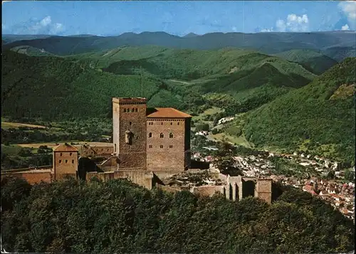 Bad Bergzabern Burg Trifels Fliegeraufnahme Kat. Bad Bergzabern