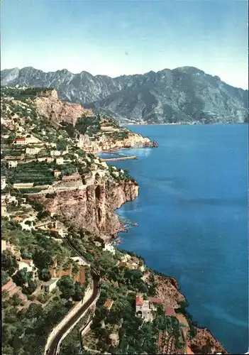 Amalfi Panorama dalla strada di Sorrento Kat. Amalfi