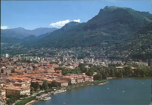 Lugano TI Fliegeraufnahme Kat. Lugano