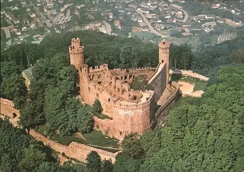 Auerbach Bergstrasse Schloss Auerbach Fliegeraufnahme Kat. Bensheim