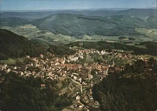 Lindenfels Odenwald Fliegeraufnahme Kat. Lindenfels