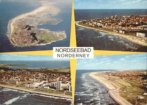 Norderney Nordseebad Teilansichten Fliegeraufnahme Kat. Norderney