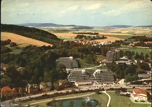 Bad Gandersheim Panorama mit Kurheimen Fliegeraufnahme Kat. Bad Gandersheim