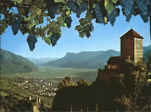 Merano Suedtirol Schloss Tirol im Etschtal Kat. Merano