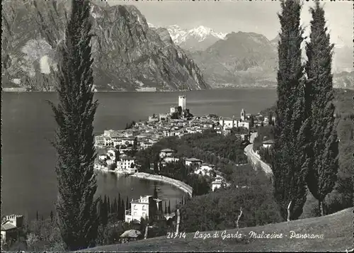 Malcesine Lago di Garda Panorama Kat. Malcesine