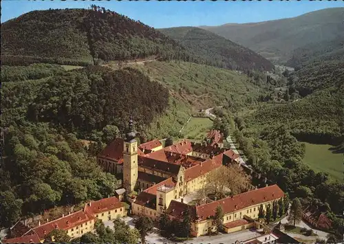 Heiligenkreuz Niederoesterreich Stift Heiligenkreuz im Wienerwald Fliegeraufnahme Kat. Heiligenkreuz