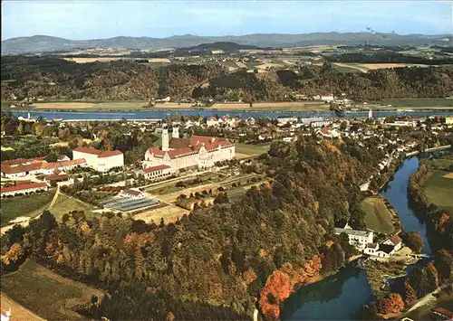 Vilshofen Donau Abtei Schweiklberg Fliegeraufnahme Kat. Vilshofen an der Donau