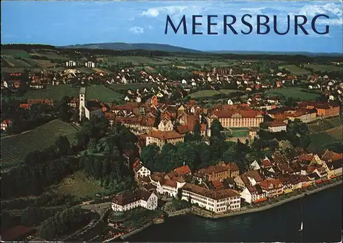 Meersburg Bodensee Fliegeraufnahme Kat. Meersburg