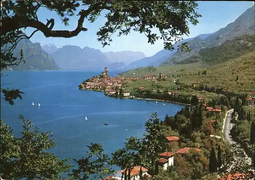 Malcesine Lago di Garda Panorama Kat. Malcesine