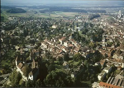 Burgdorf Bern Fliegeraufnahme Kat. Hasle Burgdorf