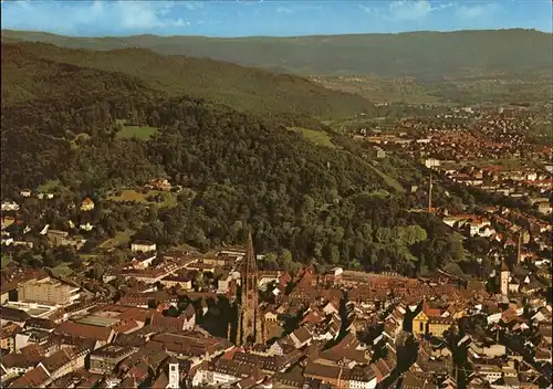 Freiburg Breisgau Fliegeraufnahme Kat. Freiburg im Breisgau
