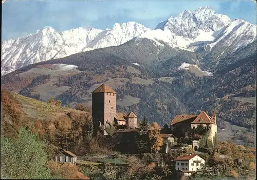 Merano Suedtirol Castello Tirolo Kat. Merano