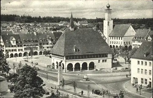 Freudenstadt mit Rathaus Kat. Freudenstadt