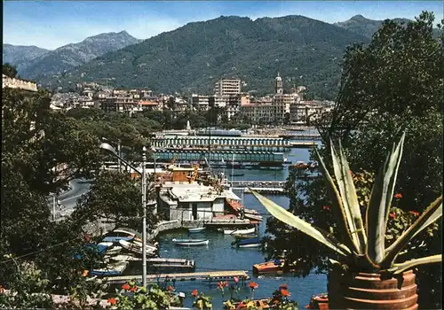 Rapallo Liguria mit Hafen Kat. Rapallo