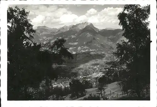 Merano Suedtirol Blick vom S.Vigiljoch Kat. Merano