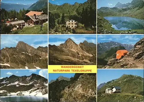 Merano Suedtirol Naturpark Textelgruppe mit Langsee Kat. Merano