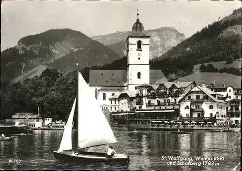 St Wolfgang Salzkammergut mit Weisses Roessl Kat. St. Wolfgang im Salzkammergut