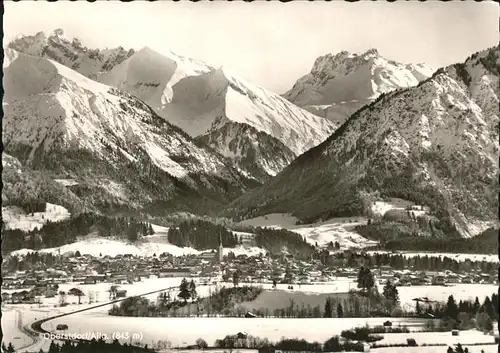 Oberstdorf im Winter Kat. Oberstdorf