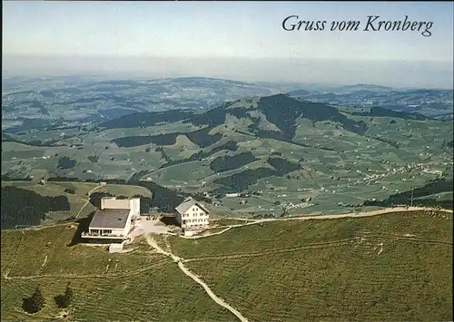 Kronberg Saentis mit Blick auf Gonten Kat. Kronberg