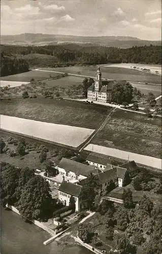 Birnau Kloster mit Schloss Maurach Kat. Uhldingen Muehlhofen