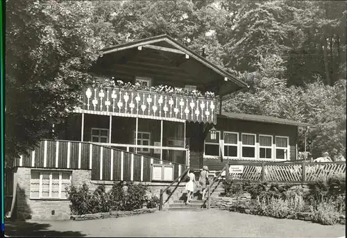 Wernigerode Harz HO Gaststaette "Christianental" Kat. Wernigerode