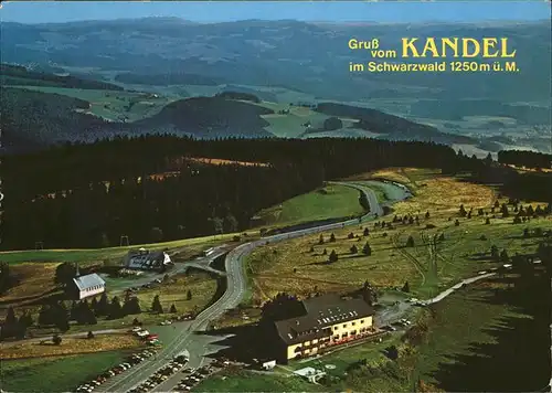 Kandel Waldkirch Breisgau mit Berggasthaus Kandelhof Kat. Waldkirch
