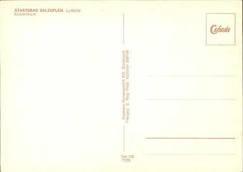 Bad Salzuflen Kurzentrum Kat. Bad Salzuflen