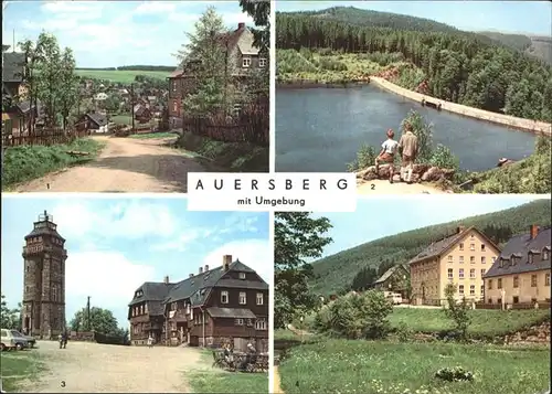 Auersberg Wildenthal mit Umgebung u.Berhotel Auersberg Kat. Eibenstock