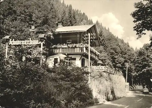 Schwarzatal HO Gaststaette "Schweizerhaus" Kat. Rudolstadt
