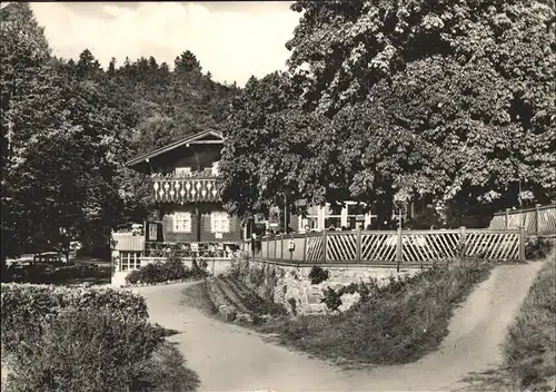 Wernigerode Harz Waldgasthaus Christianental Kat. Wernigerode