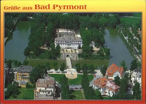Bad Pyrmont mit Schloss Kat. Bad Pyrmont