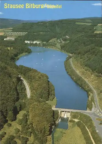 Biersdorf See mit Stausee Bitburg Kat. Biersdorf am See