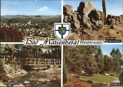 Bad Marienberg Westerwald mit Kurpark  Kat. Bad Marienberg (Westerwald)