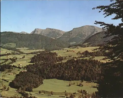 Oberstaufen Blick vom Paradies Kat. Oberstaufen