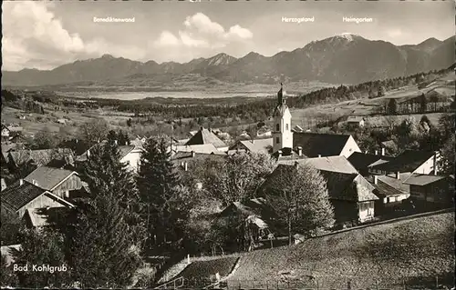 Bad Kohlgrub mit Murnauer Moor und Alpen Kat. Bad Kohlgrub
