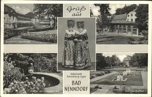 Bad Nenndorf Badehotel Esplanade Wandelhalle Am Schloesschen Sonnengarten Kat. Bad Nenndorf