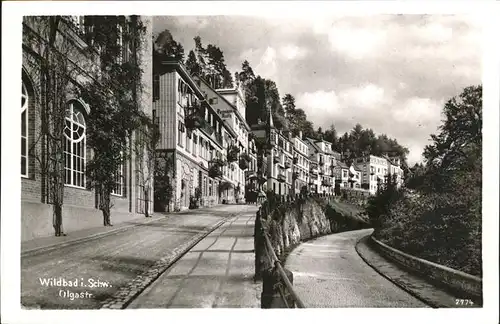 Wildbad Schwarzwald Teilansicht Kat. Bad Wildbad