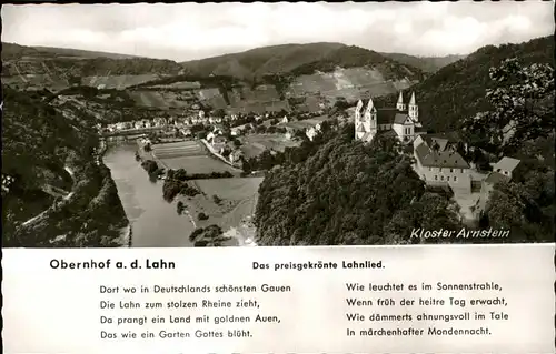 Obernhof Lahn Kloster Arnstein Kat. Obernhof