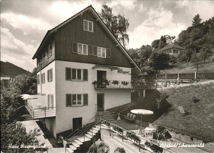 Wildbad Schwarzwald Haus Wiesengrund Kat Bad Wildbad Nr Kk62856