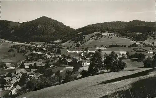 Marzell Panorama Genesungsheim Sonne Kat. Malsburg Marzell