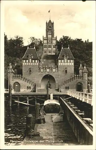 Flensburg Freitreppe der Marineschule Kat. Flensburg