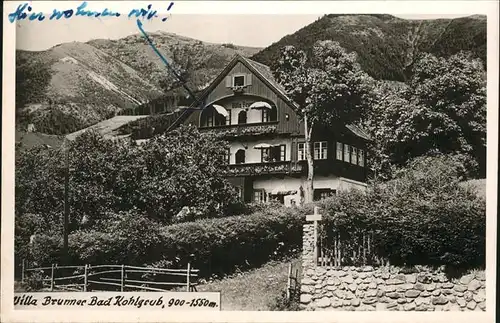 Bad Kohlgrub Villa Brunner Kat. Bad Kohlgrub