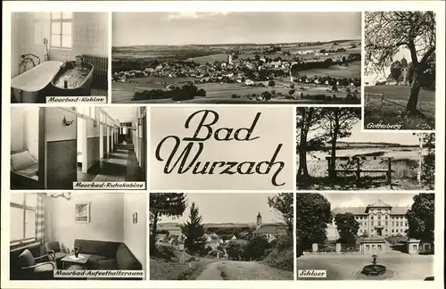 Bad Wurzach Panorama Moorbad Kabine Ruheraum Gottesberg Schloss Kat. Bad Wurzach