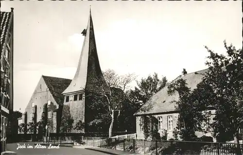 Jork im Altenland mit Kirche Kat. Jork