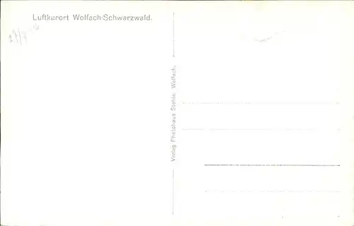 Wolfach an der Kinzig Kat. Wolfach