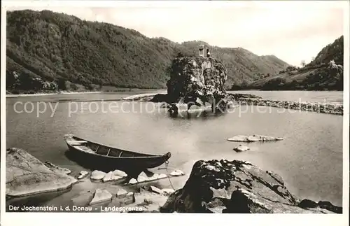 hd06046 Zoll Grenze Douane Jochenstein Donau Landesgrenze Boot Kategorie. Zoll Alte Ansichtskarten