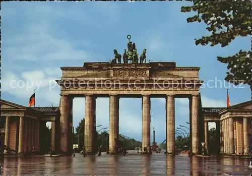 Brandenburgertor Berlin Grenze Kat. Gebude und Architektur