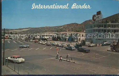 Flughafen Airport Aeroporto International Border Mexican Grenze Zoll Kat. Flug