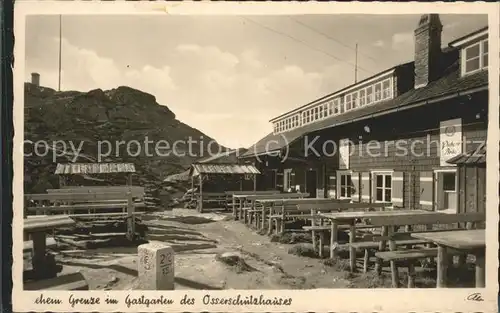 hd06180 Zoll Grenze Douane Grenze Gastgarten Osserschutzhaus Kategorie. Zoll Alte Ansichtskarten