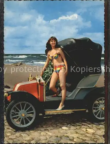 Bademode Auto Bikini Meer Kat. Mode